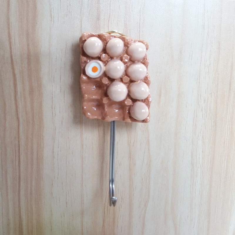 Kitchen Hooks Egg Shape Resin Decor Kitchen Hooks Egg Shape Resin Decor
