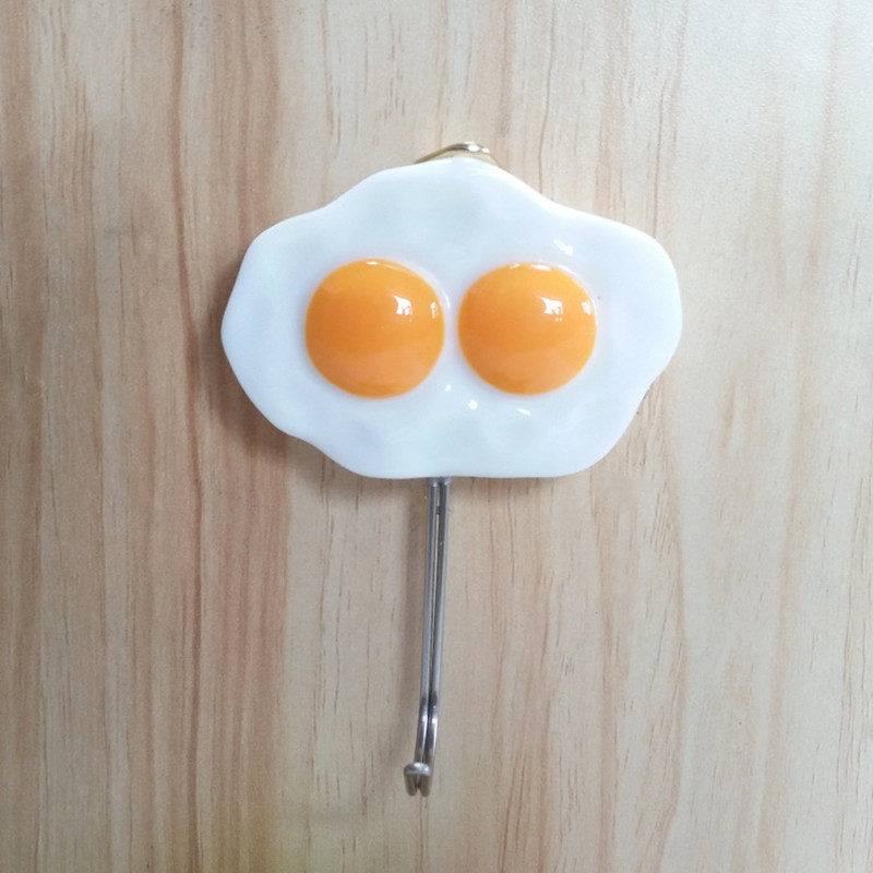 Kitchen Hooks Egg Shape Resin Decor Kitchen Hooks Egg Shape Resin Decor