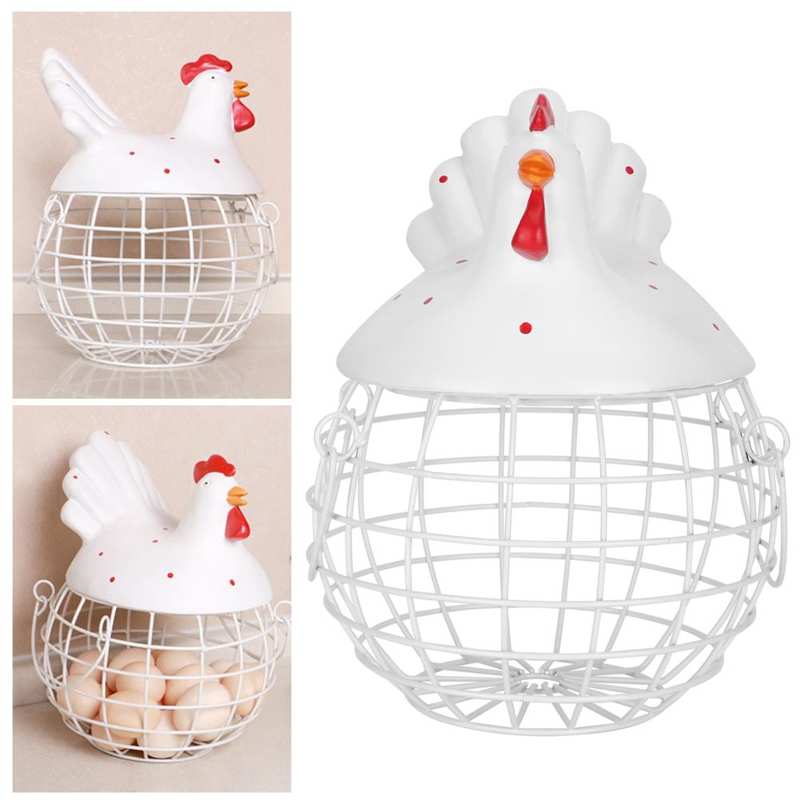 Kitchen Iron Wire Chicken Egg Basket Kitchen Iron Wire Chicken Egg Basket