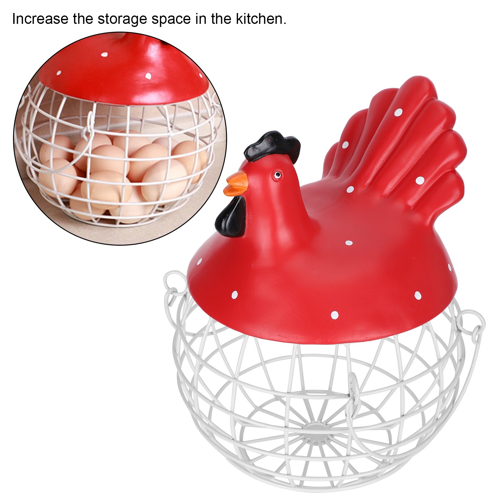 Kitchen Iron Wire Chicken Egg Basket Kitchen Iron Wire Chicken Egg Basket