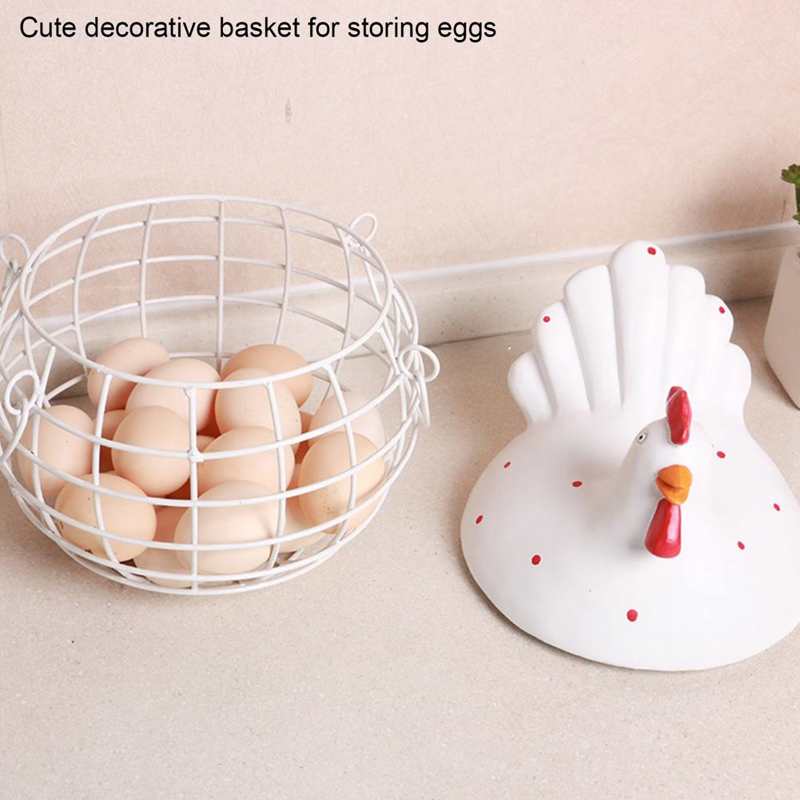 Kitchen Iron Wire Chicken Egg Basket Kitchen Iron Wire Chicken Egg Basket