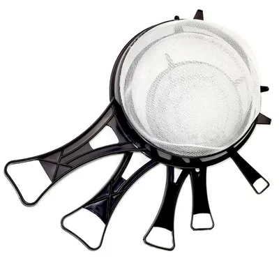 Kitchen Plastic Mesh Strainers (5pcs)