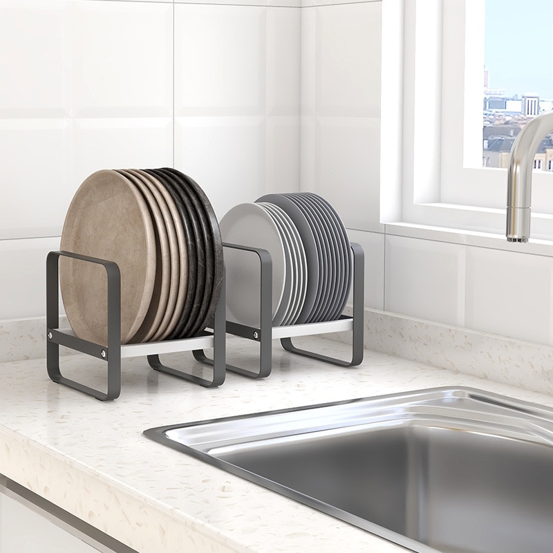 Kitchen Plate Organizer for Cabinet