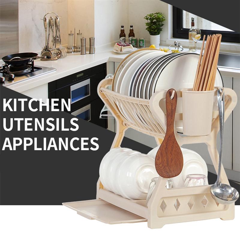 Kitchen Plate Rack Drainer