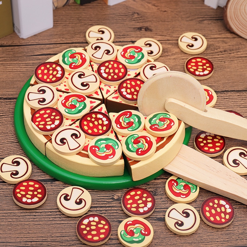 Kitchen Pretend Play Wooden Toy Pizza Kitchen Pretend Play Wooden Toy Pizza