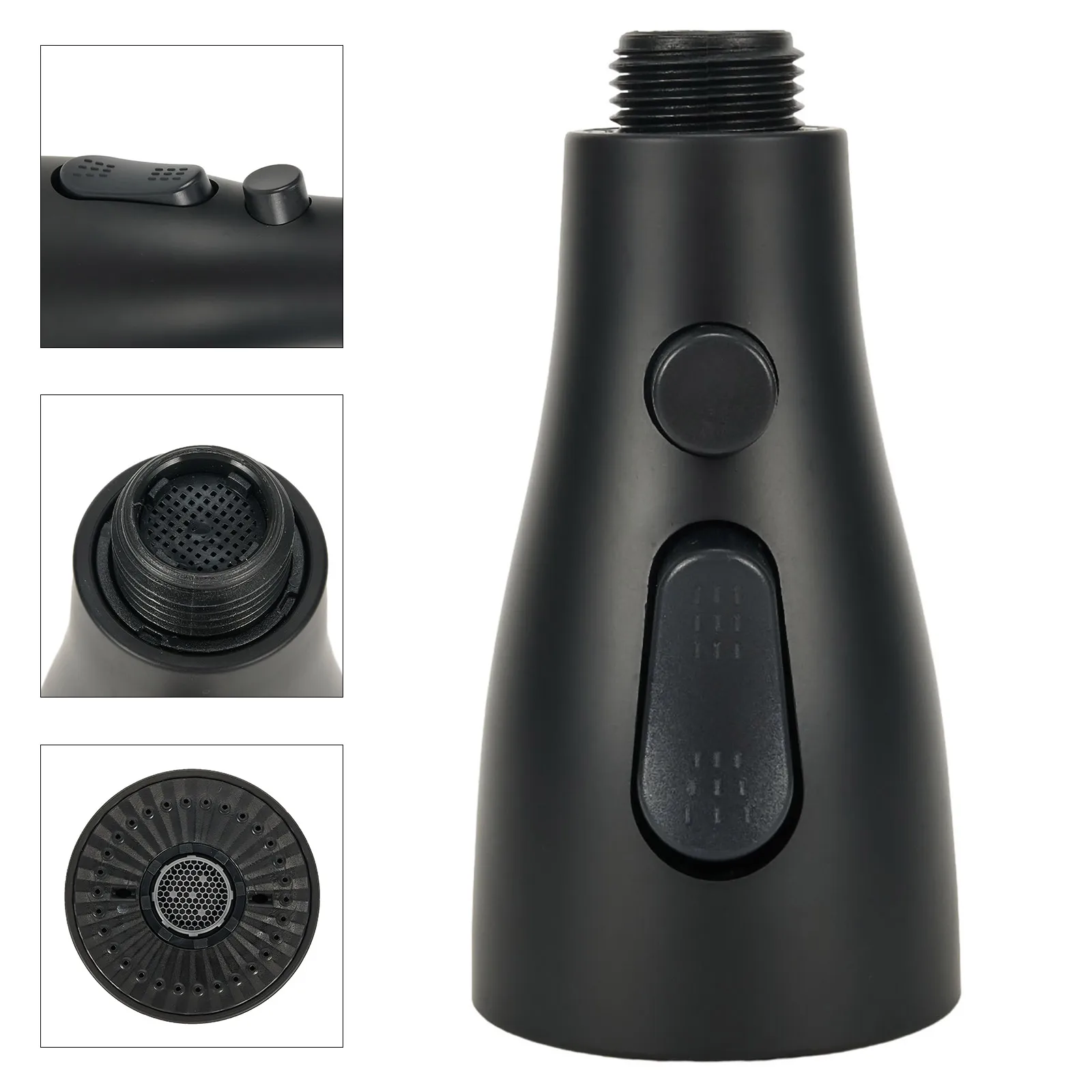 Kitchen Pull Out Faucet Sprayer Nozzle 3 Modes ABS Water Saving Bathroom Basin Sink Shower Spray Head For 1/2″