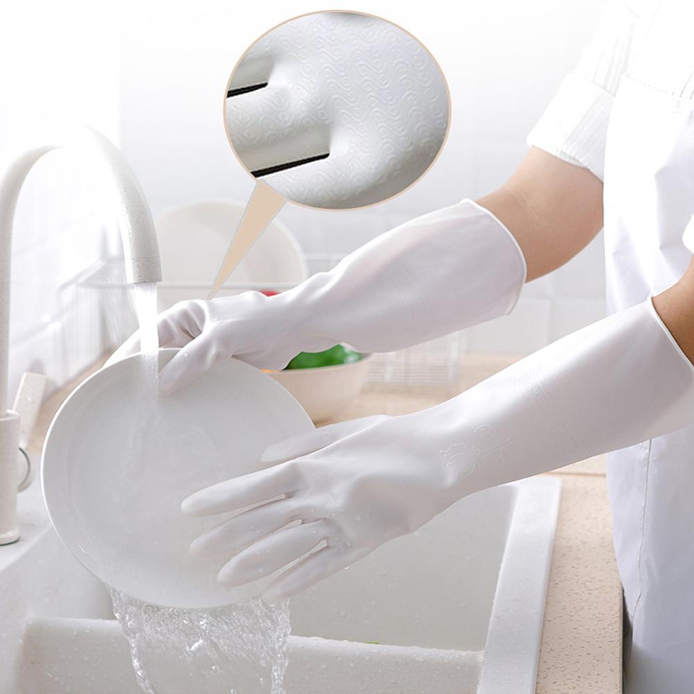 Kitchen Rubber Gloves Dishwashing Latex