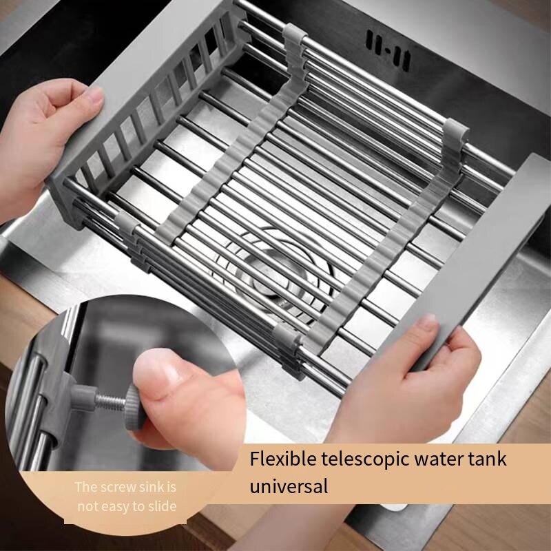 Kitchen Sink Drain Rack Dish Drain Rack Kitchen Basket Folding Drain Rack Stainless Steel Kitchen Sink Kitchen Washing Kitchen Sink Drain Rack Dish Drain Rack Kitchen Basket Folding Drain Rack Stainless Steel Kitchen Sink Kitchen Washing
