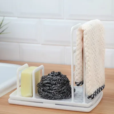 Kitchen Sponge Holder Rag Rack