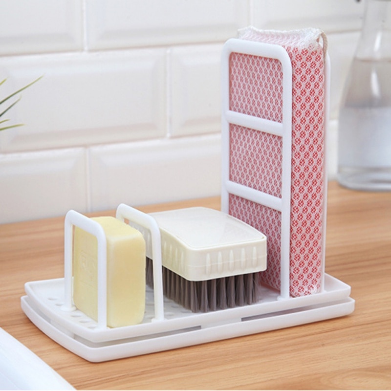 Kitchen Sponge Holder Rag Rack