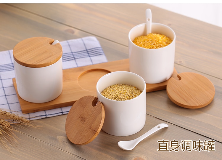 Kitchen Storage Jars Ceramic Jar Set (3pcs)