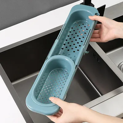 Kitchen Telescopic Sink Rack Drain