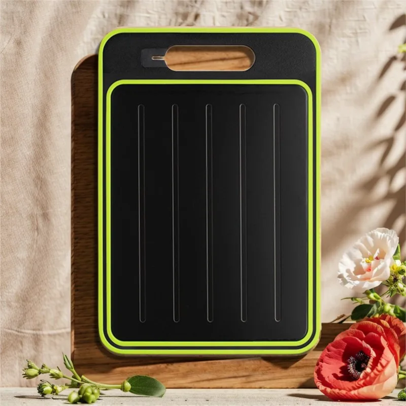 Kitchen Thawing Cutting Board Defrosting Function Physical Thawing Chopping Board Kitchen GarlicHigh Efficiency