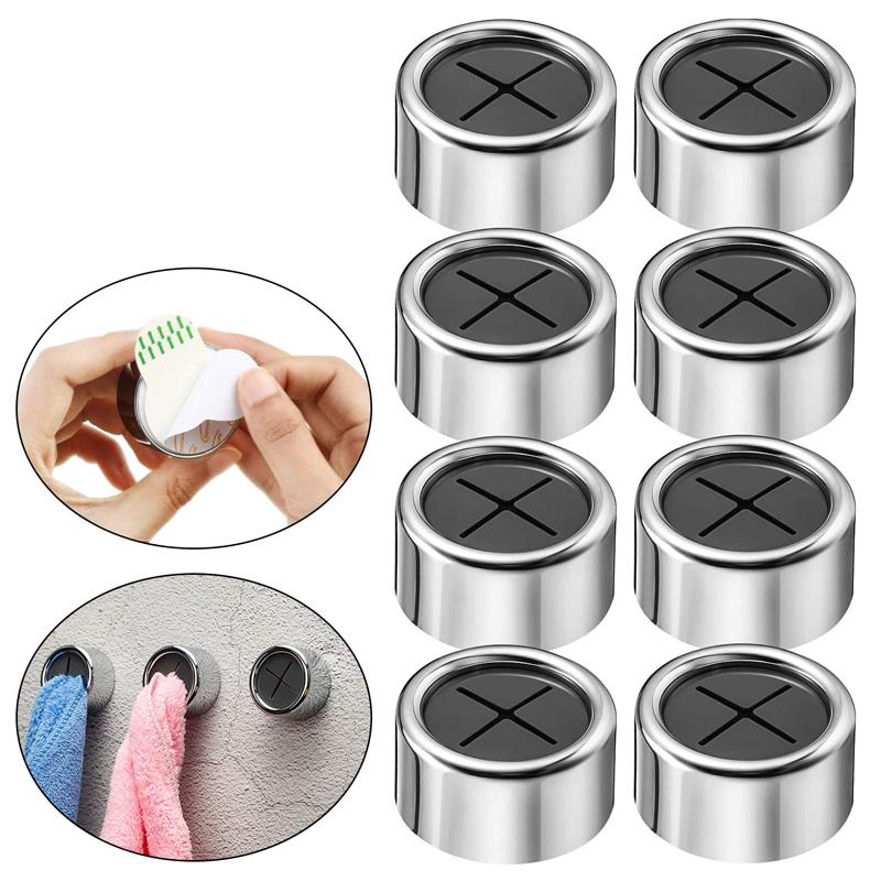 Kitchen Towel Storage Racks Hanger Rag Organizer Bathroom Kitchen Dishcloth Storage Hook Mini Adhesive Storage Hook