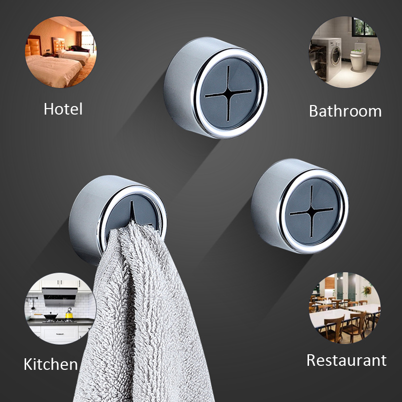 Kitchen Towel Storage Racks Hanger Rag Organizer Bathroom Kitchen Dishcloth Storage Hook Mini Adhesive Storage Hook