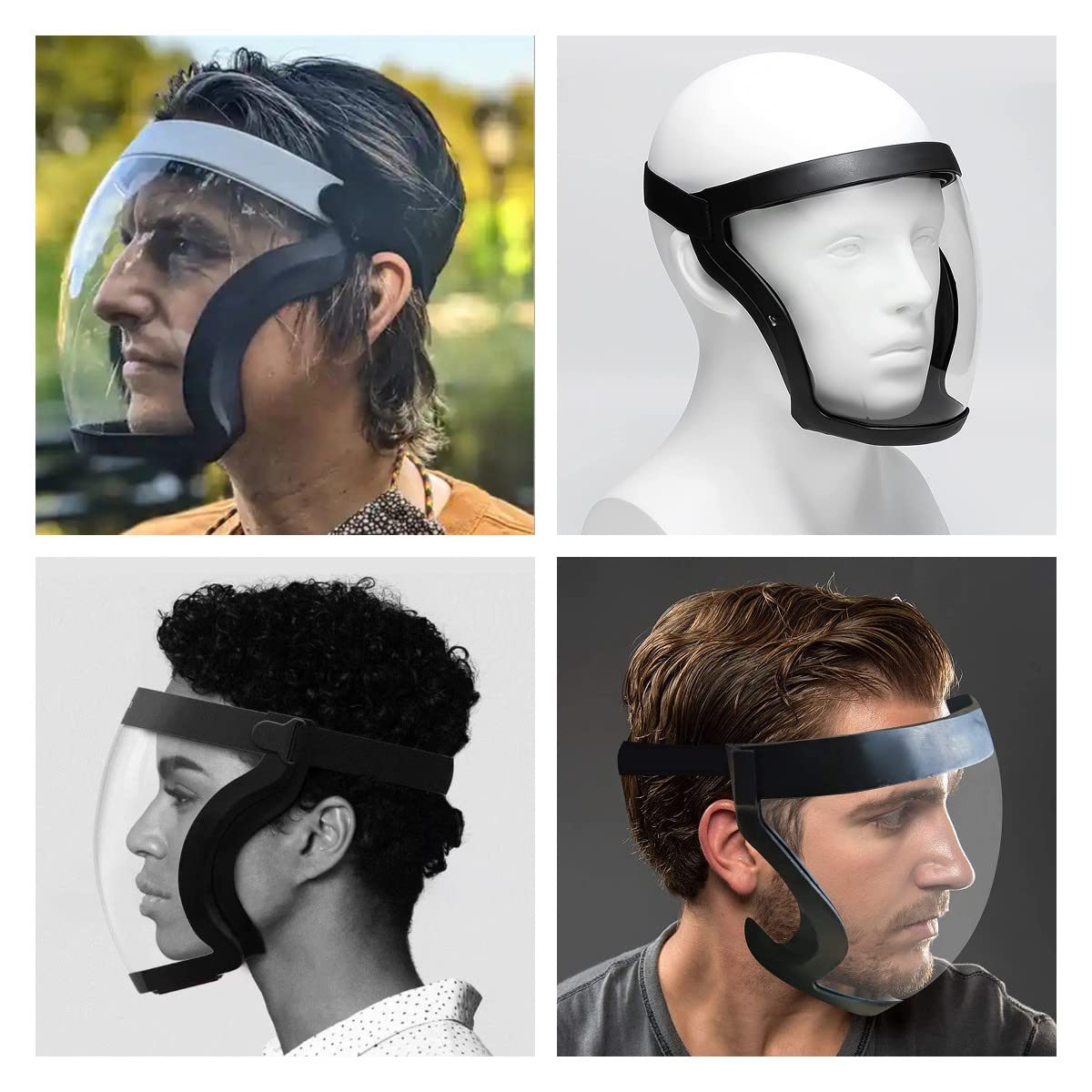Kitchen Transparent Full Face Shield Home Oil Splash Proof Anti Fog Head Cover Safety Glasses Unisex Eye Protection Kitchen Transparent Full Face Shield Home Oil Splash Proof Anti Fog Head Cover Safety Glasses Unisex Eye Protection
