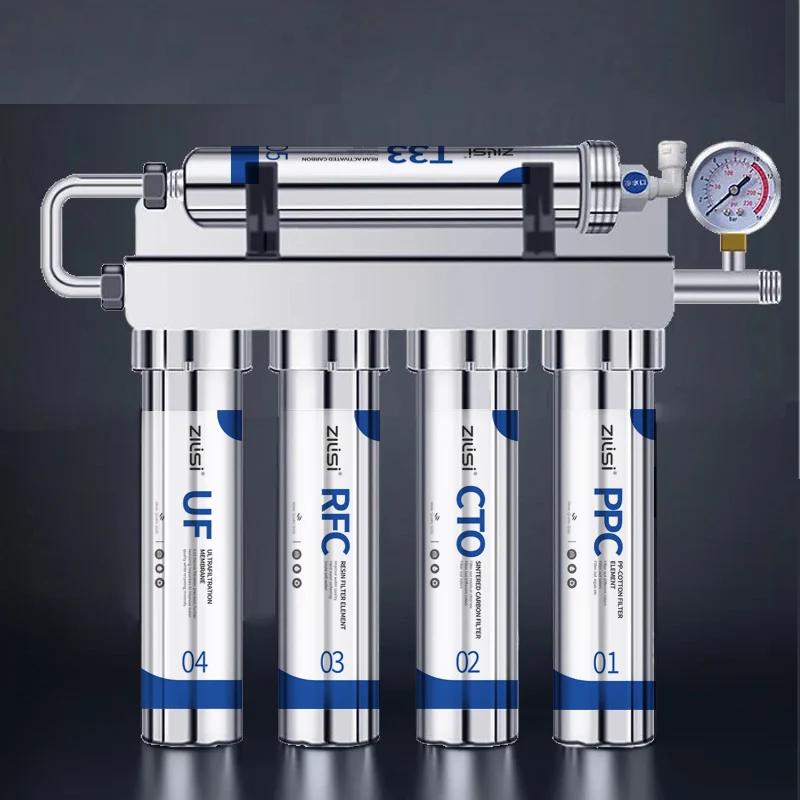 Kitchen Ultrafiltration Water Purifier Household Direct Drinking Water Purifier TapWater Purifier Five-Stage Water Kitchen Ultrafiltration Water Purifier Household Direct Drinking Water Purifier TapWater Purifier Five-Stage Water
