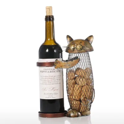 Kitchen Wine Rack Cork Container