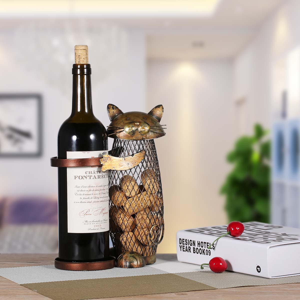 Kitchen Wine Rack Cork Container
