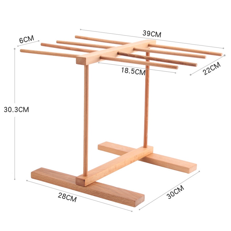 Kitchen Wooden Pasta Drying Rack