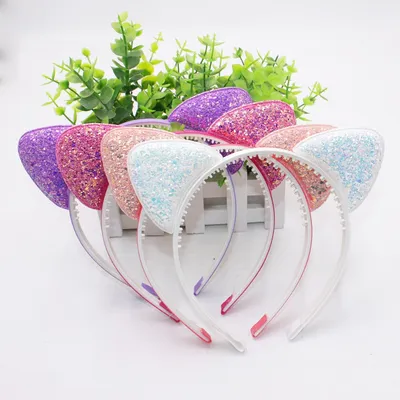 Kitty Headband with Sparkling Ears Kitty Headband with Sparkling Ears