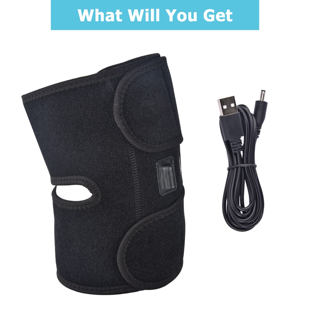 Knee Heating Pad Wrap Around Brace Knee Heating Pad Wrap Around Brace