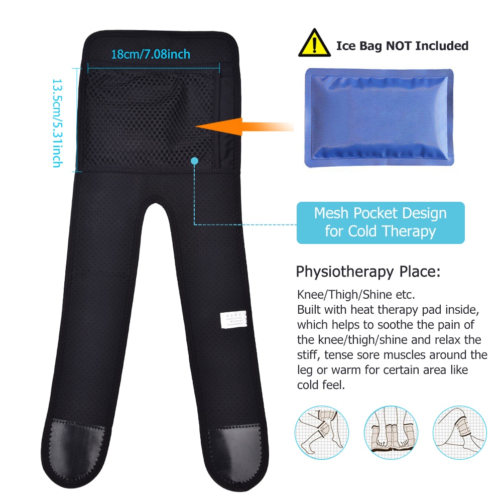 Knee Heating Pad Wrap Around Brace Knee Heating Pad Wrap Around Brace