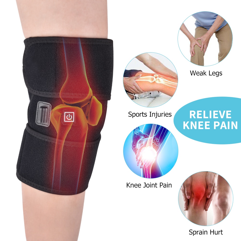 Knee Heating Pad Wrap Around Brace Knee Heating Pad Wrap Around Brace