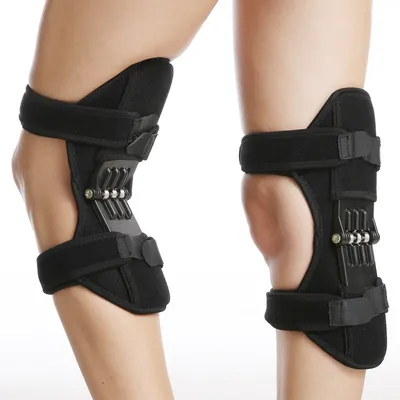 Knee Protection Booster Power Support Knee Pads Powerful Rebound Spring Force Sports Reduces Soreness Cold Leg