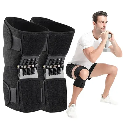 Knee Support Medical Power Lift Knee Weakly Brace Joint Support Spring Stabilizer Gym sports Heath Care Leg Stretcher Knee Support Medical Power Lift Knee Weakly Brace Joint Support Spring Stabilizer Gym sports Heath Care Leg Stretcher