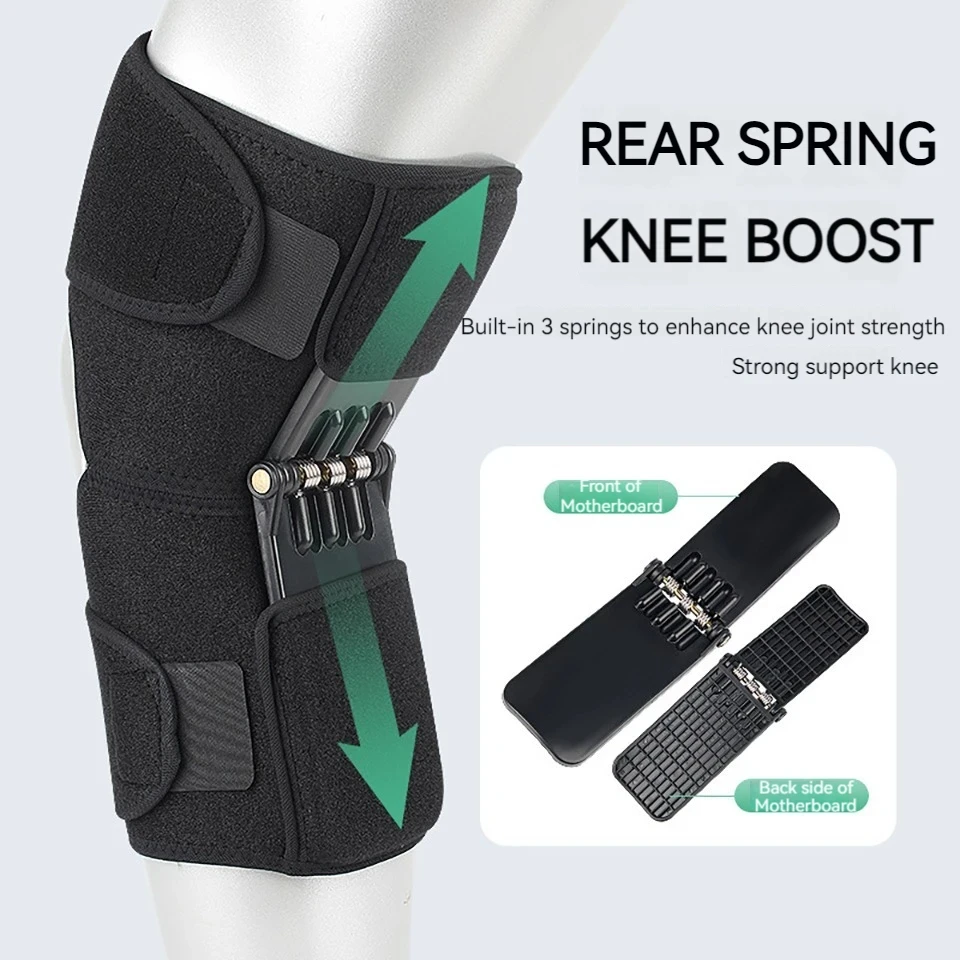 Knee Support Medical Power Lift Knee Weakly Brace Joint Support Spring Stabilizer Gym sports Heath Care Leg Stretcher Knee Support Medical Power Lift Knee Weakly Brace Joint Support Spring Stabilizer Gym sports Heath Care Leg Stretcher