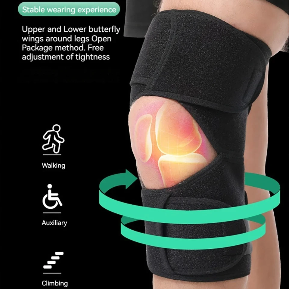 Knee Support Medical Power Lift Knee Weakly Brace Joint Support Spring Stabilizer Gym sports Heath Care Leg Stretcher Knee Support Medical Power Lift Knee Weakly Brace Joint Support Spring Stabilizer Gym sports Heath Care Leg Stretcher