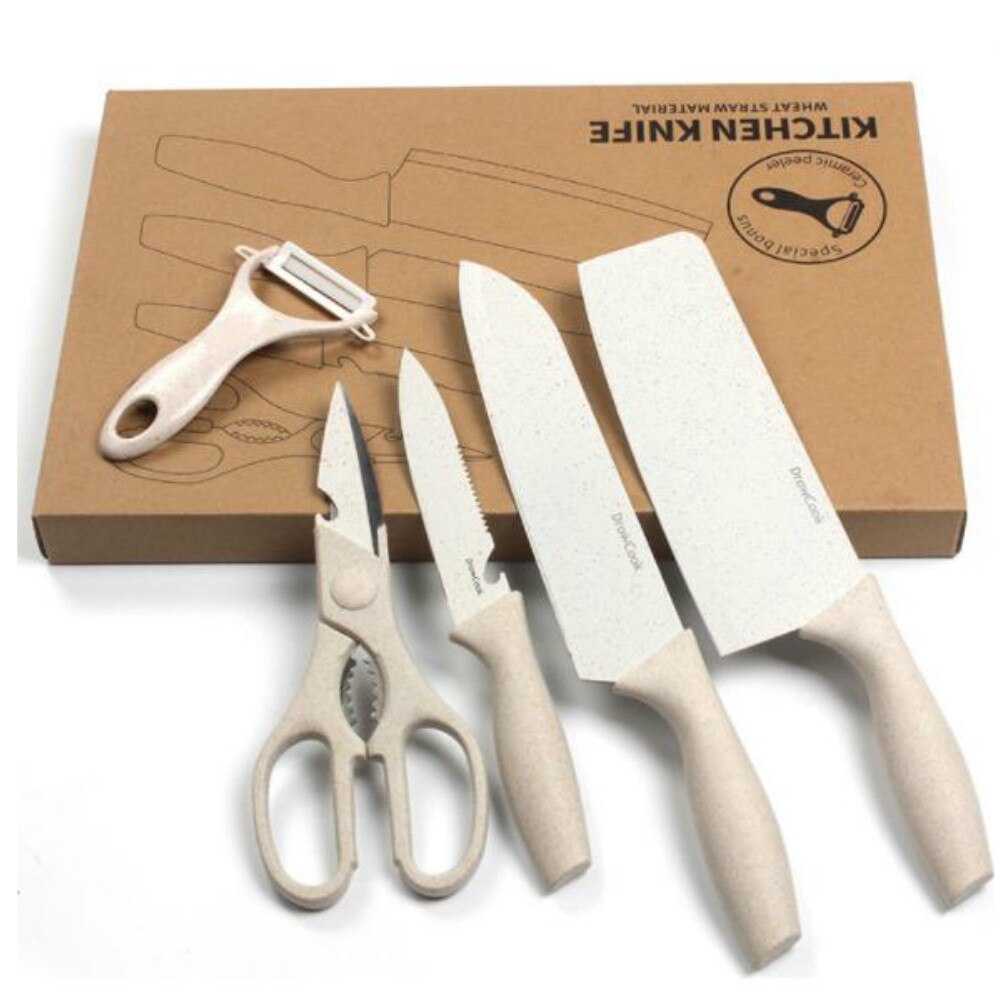 Knife Block Set in Pastel Color