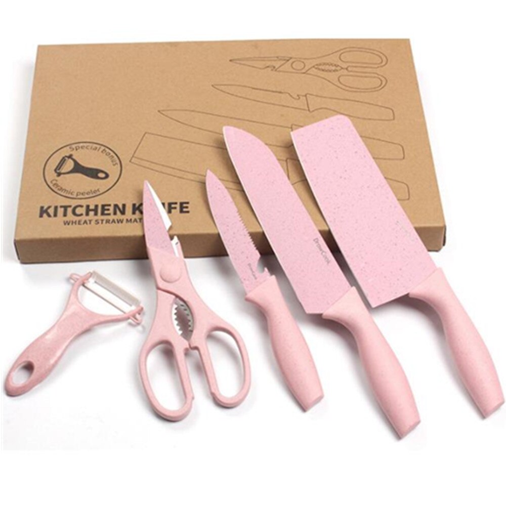 Knife Block Set in Pastel Color
