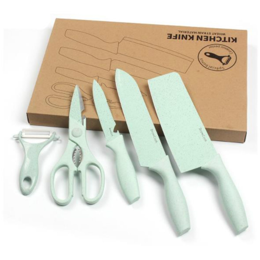 Knife Block Set in Pastel Color