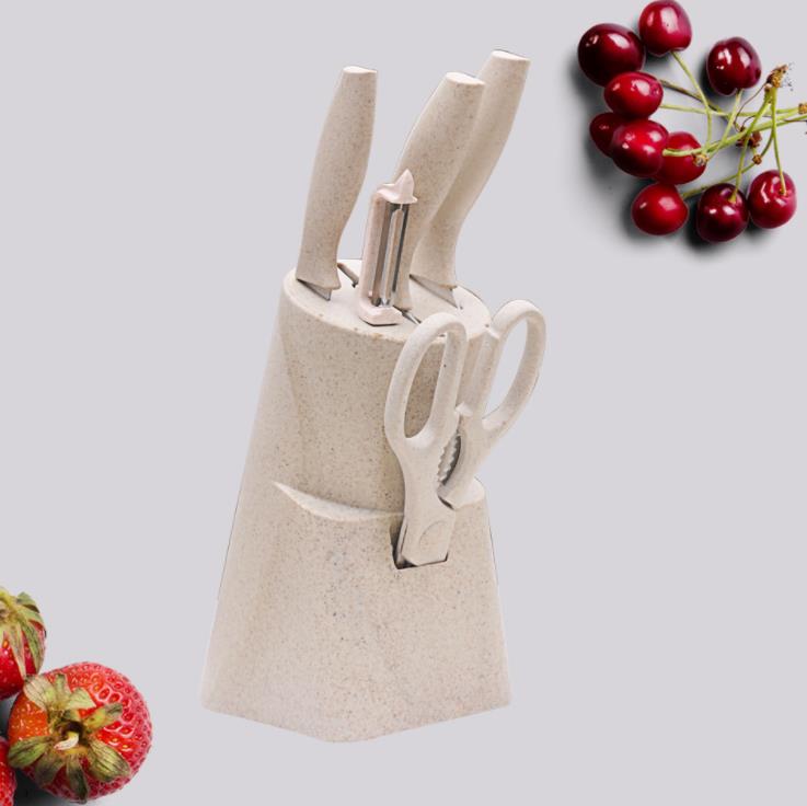 Knife Block Set in Pastel Color