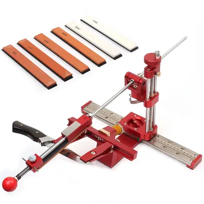 Knife Sharpening Frame Professional Fixed Angle Sharpener Whetstone High Precision Grinder Sharpening Tools W/Rail Knife Sharpening Frame Professional Fixed Angle Sharpener Whetstone High Precision Grinder Sharpening Tools W/Rail