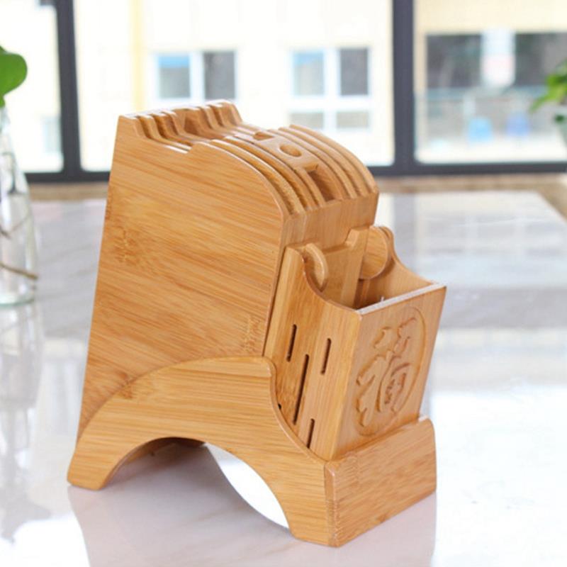 Knife Stand Wooden Kitchen Organizer