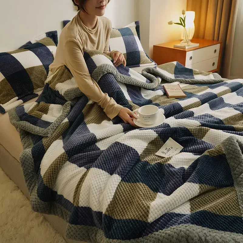 Knit Blanket Throw Soft Chenille Yarn Knitted Blanket Machine Washable Crochet Handmade Knit Throw Blanket for Couch Bed Knit Blanket Throw Soft Chenille Yarn Knitted Blanket Machine Washable Crochet Handmade Knit Throw Blanket for Couch Bed