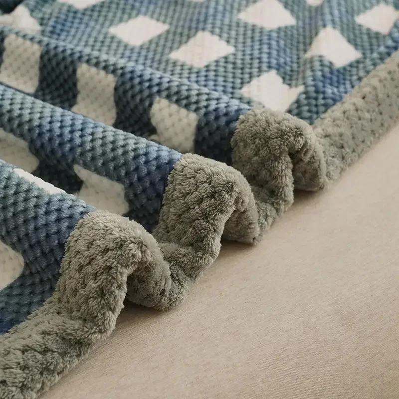 Knit Blanket Throw Soft Chenille Yarn Knitted Blanket Machine Washable Crochet Handmade Knit Throw Blanket for Couch Bed Knit Blanket Throw Soft Chenille Yarn Knitted Blanket Machine Washable Crochet Handmade Knit Throw Blanket for Couch Bed