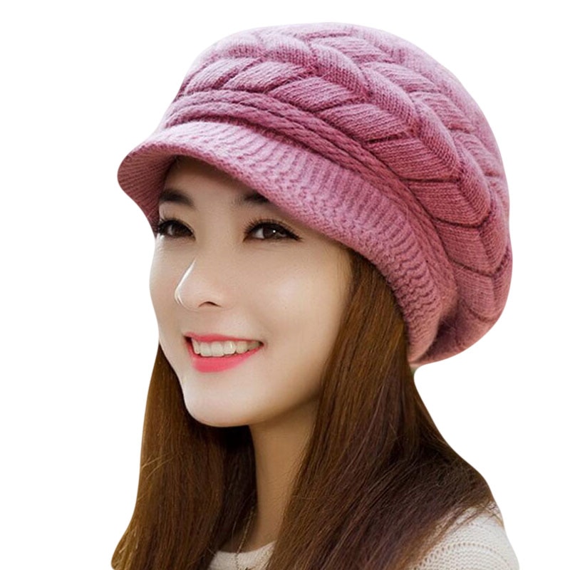 Knit Hat Ladies Beanie Cap Knit Hat Ladies Beanie Cap