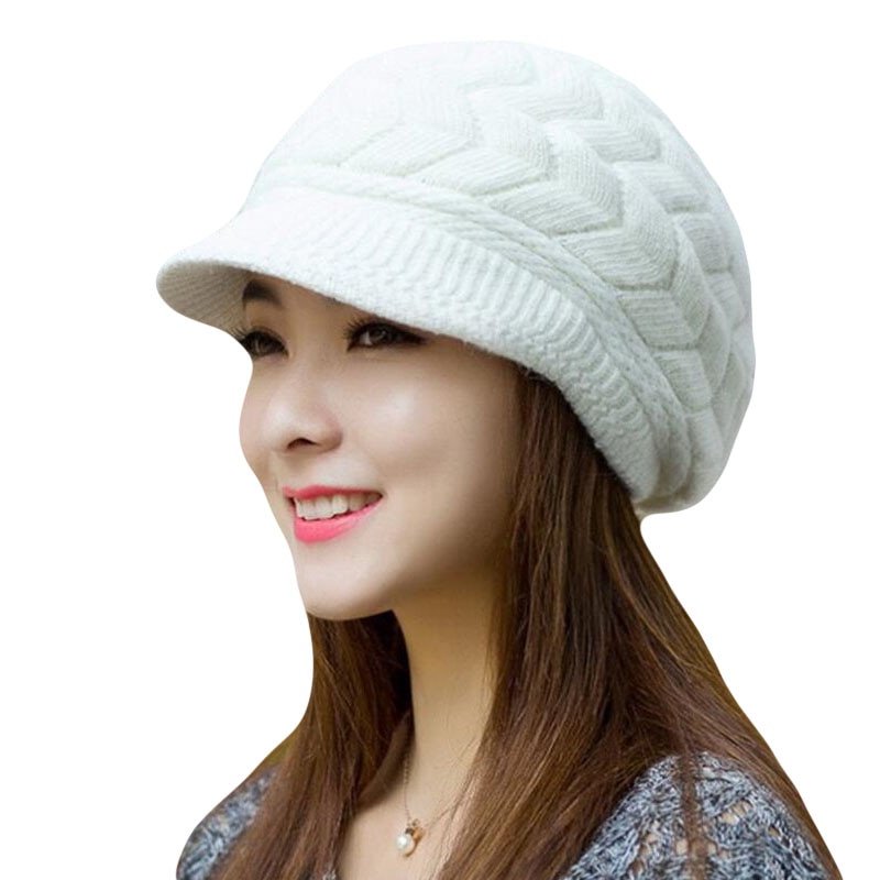 Knit Hat Ladies Beanie Cap