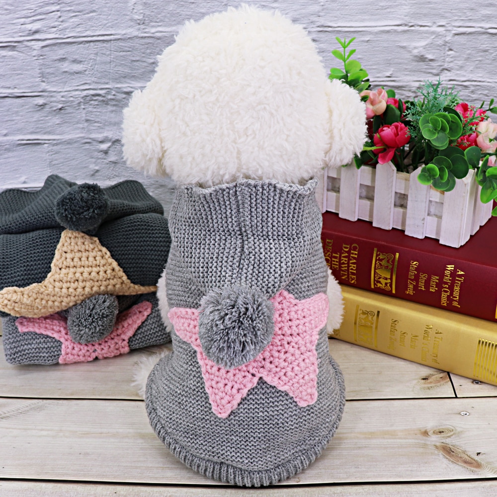 Knitted Cat Sweater Warmer