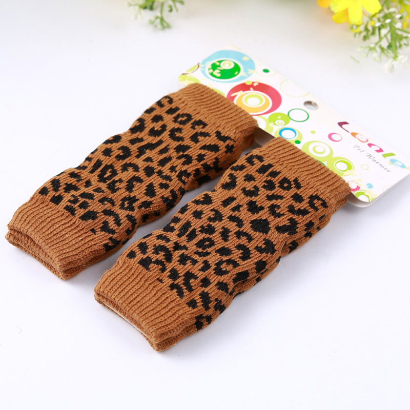 Knitted Cotton Dog Leg Warmers (4pcs)