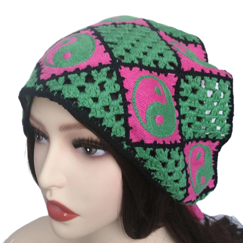 Knitted Fashionable Crochet Bandana Knitted Fashionable Crochet Bandana