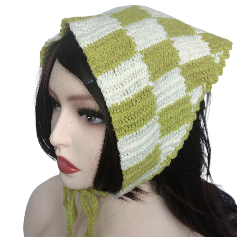 Knitted Fashionable Crochet Bandana Knitted Fashionable Crochet Bandana