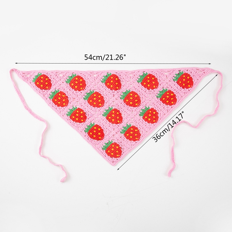 Knitted Fashionable Crochet Bandana Knitted Fashionable Crochet Bandana