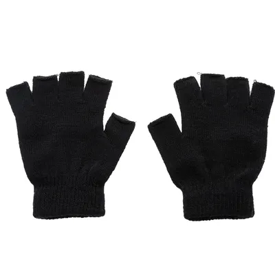 Knitted Fingerless Winter Gloves Knitted Fingerless Winter Gloves