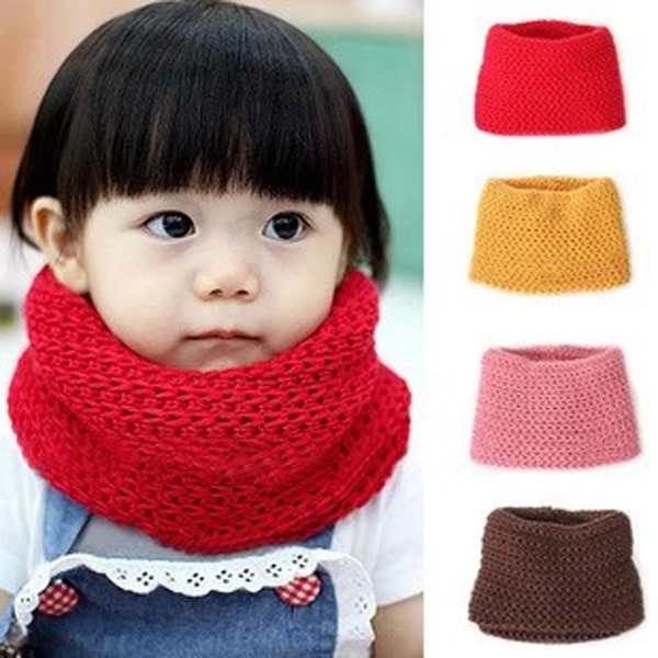 Knitted Kids Scarf Neck Warmer Knitted Kids Scarf Neck Warmer