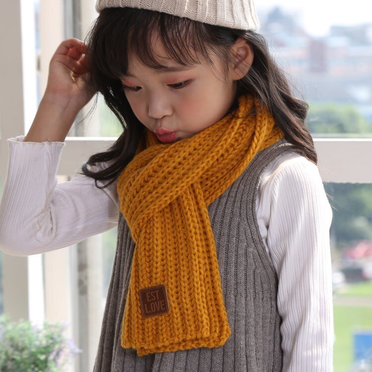Knitted Kids Winter Scarf Knitted Kids Winter Scarf